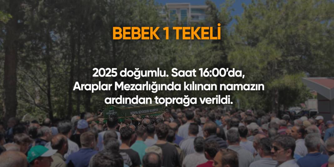 Konya'da bugün vefat edenler | 16 Eylül 2025 4